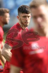 3. Liga; 1. FC Saarbrücken - FC Ingolstadt 04; Linus Rosenlöcher (19, FCI) vor dem Spiel, sein 100. Spiel in der 3. Liga