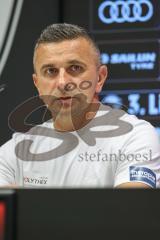 3. Liga; FC Ingolstadt 04 - Alemannia Aachen; Pressekonferenz Interview Cheftrainer Mersad Selimbegovic (AA)