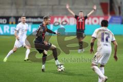 3. Liga; FC Ingolstadt 04 - VfL Osnabrück; Dennis Borkowski (7, FCI) Simakala Ba-Muaka (7 VFLO) Lukas Fröde (34, FCI)