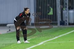 3. Liga; TSV Havelse - FC Ingolstadt 04; an der Seitenlinie, Spielerbank Cheftrainerin Sabrina Wittmann (FCI)