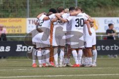 Toto - Pokal - Saison 2024/25 - DJK Hein - FC Ingolstadt 04 -  -  Die Mannschaft bildet einen Kreis vor dem Spiel -  - XXXXX - Foto: Meyer Jürgen