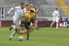 3. Liga - Dynamo Dresden - FC Ingolstadt 04 - Rico Preisinger (6, FCI) Kade Julius (20 Dresden)