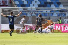 3. Liga; 1. FC Saarbrücken - FC Ingolstadt 04 - Tor Jubel Treffer Ausgleich 2:2 Torwart Marius Funk (1, FCI) Civeja Tim (23 FCS) Lukas Fröde (34, FCI) Niclas Dühring (18, FCI) Simon Lorenz (32, FCI) Sontheimer Patrick (6 FCS)