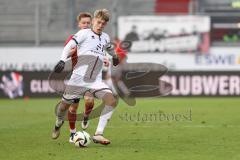 3. Liga; SV Wehen Wiesbaden - FC Ingolstadt 04; Max Plath (14 FCI) Greilinger Fabian (18 SVWW)