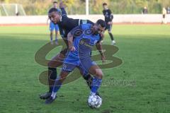 Bezirksliga - Saison 2024/25- FC Fatih Ingolstadt - SVN München - David Meier (Nr.14 - FC Fatih) - Cenk Imsak blau München - Foto: Meyer Jürgen