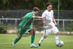 Kreisklasse - Saison 2026/27- TSV Lenting - FC Arnsberg-  - Christoph Nerb grün Lenting - Arda Keskin weiss Arnsberg  - Foto: Meyer Jürgen