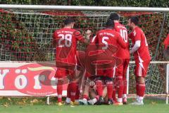 Kreisklasse - Saison 2025/26- Türk SV Ingolstadt - SV Lippertshofen - Der 2:0 Führungstreffer durch Enis Kuqanaj rot Türkisch  - jubel - XXXXX - Foto: Meyer Jürgen