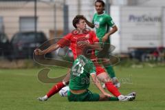 Bayernliga Nord - Saison 2023/2024 - FC Ingolstadt 04 - VFB Eichstätt - Paul Herbert (Nr.26 - FCI U21) -  -  Meixner Timo grün Eichstätt - Foto: Meyer Jürgen