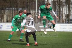 Bezirksliga - Saison 2025/26 - FC Gerolfing - SpVgg Altenerding - Max Seitle (Nr.6 - FC Gerolfing) - Alexander Weiher weiss Altenerding - Foto: Meyer Jürgen