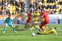 3. Liga; Alemannia Aachen - FC Ingolstadt 04; Torchance verpasst Yann Sturm (7, FCI) Heister Florian (19 AA) Torwart Olschowsky Jan (1 AA)