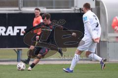 3. Liga - Testspiel - Saison 2025/26 - FC Ingolstadt 04 - SSV 1846 Ulm - Timo Hengmith (Nr.41 - FCI) - Niko Vukancic (Nr.3 - SSV Ulm) - Foto: Meyer Jürgen