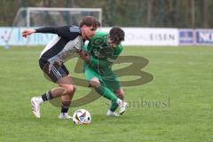 Bezirksliga - Saison 2025/26 - TSV Ober./Unterhaunstadt - FC Gerolfing - Ahmet Altay (Nr.25 - FC Gerolfing)- Amadeus Taubert grau Ober./Unterhaunstadt - Foto: Meyer Jürgen