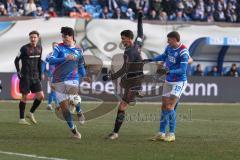 3. Liga - Saison 2025/26 - Hansa Rostock - FC Ingolstadt 04  - Carlsen Frederic Bennedsgaard (Nr.8 - FCI) - XXXXX - Foto: Meyer Jürgen