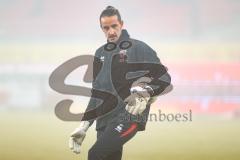 3. Liga; SSV Jahn Regensburg - FC Ingolstadt 04; vor dem Spiel Torwart-Trainer Arvid Schenk  (FCI)