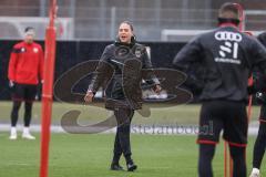 3. Liga; FC Ingolstadt 04 - Trainingsauftakt nach Winterpause; Cheftrainerin Sabrina Wittmann (FCI)