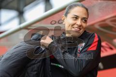 3. Liga; FC Ingolstadt 04 - 1. FC Saarbrücken; vor dem Spiel Cheftrainerin Sabrina Wittmann (FCI)