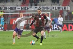 2.BL; FC Ingolstadt 04 - Erzgebirge Aue; Valmir Sulejmani (33, FCI) Carlson Dirk (3 Aue)