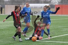 2. Bundesliga Frauen - Saison 2024/25 - FC Ingolstadt 04 Frauen - SV Meppen - Nina Penzkofer (Nr.29 - FCI Frauen) - XXXXX - Foto: Meyer  - Steenwijk Jenske blau Meppen - Farwick Thea Torwart Meppen - Stefanie Reischmann (Nr.24 - FCI Frauen)