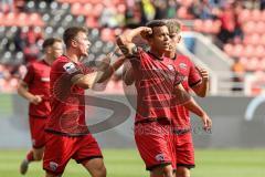 3. Liga; FC Ingolstadt 04 - SSV Ulm; Tor Jubel Treffer Marcel Costly (22, FCI) Max Plath (14 FCI) Gustav Christensen (24, FCI)