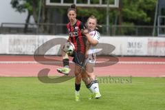 2. Bundesliga Frauen - Saison 2024/25 - FC Ingolstadt 04 Frauen - 1. FC Nürnberg - Emma Kusch (Nr.9 - FCI Frauen) - Steck Madeleine weiss Nürberg - Foto: Meyer Jürgen