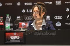 3. Liga - Saison 2024/25 - Pressekonferenz - FC Ingolstadt 04 -  - Pressesprecherin Kristina Richter (FCI) - XXXXX - Foto: Meyer Jürgen