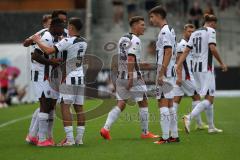 3. Liga - Saison 2026/27 - FC Ingolstadt 04 -  Großaspach - Der 0:1 Führungstreffer durch Obed Ugondu (Nr.17 - FCI) - jubel -  - XXXXX - Foto: Meyer Jürgen