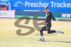 3. Liga; FC Hansa Rostock - FC Ingolstadt 04; vor dem Spiel Torwart Boevink Pelle (26 FCI)