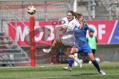 2. Bundesliga Frauen - Saison 2024/25 - FC Ingolstadt 04 Frauen - SV Weinberg - Pija Reininger (Nr.21 - FCI Frauen) mit einer Torchance - Popp Johanna Torwart Weinberg - XXXXX - Foto: Meyer Jürgen
