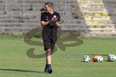 A-Junioren Bundesliga  - Saison 2024/25 - A-Junioren - FC Ingolstadt 04 - SSV Ulm - Wilko Bauer Trainer FCI beim warm machen - XXXXX - Foto: Meyer Jürgen