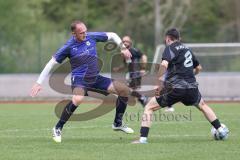 Kreisklasse - Saison 2025/26- TSV Ingolstadt Nord - MTV Ingolstadt - Drazen Lovric lila MTV - Bujar Eljezi schwarz Ing Nord - Foto: Meyer Jürgen