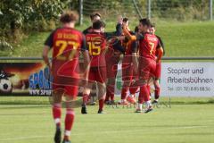 Kreisliga - Saison 2024/25- SV Kasing - TSV Hohenwart - Sanser Calik rot Kasing mit dem 1:0 Führungstreffer - jubel - Foto: Meyer Jürgen