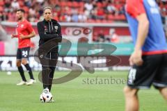 3. Liga; FC Ingolstadt 04 - SV Waldhof Mannheim; vor dem Spiel Cheftrainerin Sabrina Wittmann (FCI)