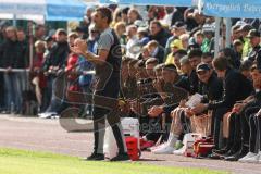 3. Liga; Testspiel; FC Ingolstadt 04 - Borussia Mönchengladbach;  an der Seitenlinie, Spielerbank Cheftrainer Michael Köllner (FCI)