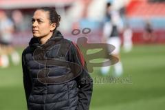 3. Liga; FC Ingolstadt 04 - SSV Ulm; vor dem Spiel Cheftrainerin Sabrina Wittmann (FCI)