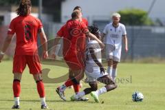 Bayernliga Nord - Saison 2024/25 - FC Ingolstadt 04 II - ASV Neumarkt - Schoen Leon rot Neumarkt - Said Souleymane (Nr.17 - FCI U21) - Foto: Meyer Jürgen