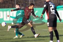 3. Liga; Testspiel; SpVgg Greuther Fürth - FC Ingolstadt 04 - Zweikampf Kampf um den Ball Marcel Costly (22, FCI) Srbeny Dennis (7 SpVgg)