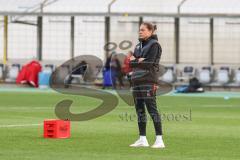 Toto-Pokal 2024; TürkGücü München - FC Ingolstadt 04; vor dem Spiel Cheftrainerin Sabrina Wittmann (FCI)