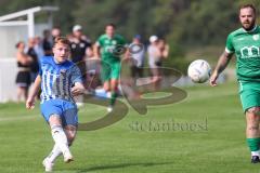 Kreisklasse - Saison 2024/25- SV Lippertshofen - SV Stammham  - Tim Schneider blau Stammham - XXXXX - Foto: Meyer Jürgen