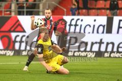 3. Liga; FC Ingolstadt 04 - Borussia Dortmund II; David Kopacz (29, FCI) Jessen Niklas (29 BVB2)