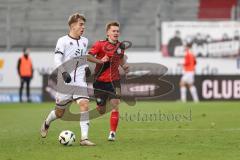 3. Liga; SV Wehen Wiesbaden - FC Ingolstadt 04; Max Plath (14 FCI) Greilinger Fabian (18 SVWW)