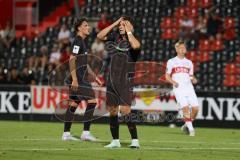 3. Liga - Saison 2025/26 - VFB Stuttgart II - FC Ingolstadt 04  - Mads Borchers (Nr.9 - FC Ingolstadt 04) enttäuscht - XXXXX - Foto: Meyer Jürgen