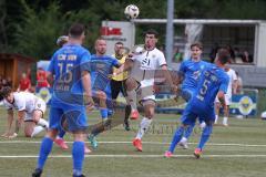 Toto - Pokal - Saison 2024/25 - DJK Hein - FC Ingolstadt 04 -  - Ognjen Drakulic (Nr.30 - FCI) - Matthias Fries (Nr.7 - DJK Hain) - Foto: Meyer Jürgen