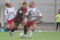 2. Bundesliga Frauen - Saison 2024/25 - FC Ingolstadt 04 Frauen - HSV - Ivana Slipcevic (Nr.8 - FCI Frauen) - Machtens Pauline weiss HSV - Foto: Meyer Jürgen