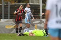*** 2. Bundesliga Frauen - Saison 2025/26 - FC Ingolstadt 04 Frauen - VFL Bochum - Der 1:0 Führungstreffer durch Annika Kömm (Nr.25 - FC Ingolstadt Frauen I) - Rolle Sarah Torwart Bochum - jubel  - Foto: Meyer Jürgen