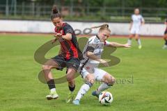 2. Bundesliga Frauen - Saison 2024/25 - FC Ingolstadt 04 Frauen - 1. FC Nürnberg - Emma Kusch (Nr.9 - FCI Frauen) - Mai Franziska weiss Nürnberg - Foto: Meyer Jürgen