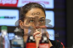 3. Liga; FC Ingolstadt 04 - TSG Hoffenheim II; Pressekonferenz Interview Cheftrainerin Sabrina Wittmann (FCI)