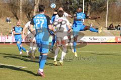 2.BL; Testspiel; FC Ingolstadt 04 - FC Wacker Innsbruck; Ibrahim Madougou (37, FCI) Kopfball