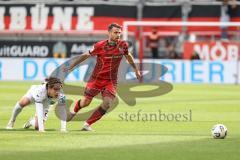 3. Liga; FC Ingolstadt 04 - SSV Ulm; Max Besuschkow (17, FCI) Brandt Max (23 Ulm)