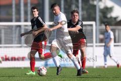 Kreisklasse - Saison 2024/25- TSV Gaimersheim II - SV Buxheim-  - Maximilian Crusius weiss Buxheim - Franz Reinwald schwarz Gaimersheim - Foto: Meyer Jürgen