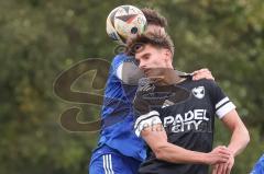 Bezirksliga - Saison 2025/26 - TSV Ober./Unterhaunstadt -  TSV Gaimersheim - Nico von Swiontek Brzezinski (Nr.17 - TSV Gaimersheim) - David Romanov blau Ober/Unterh.stadt - Foto: Meyer Jürgen